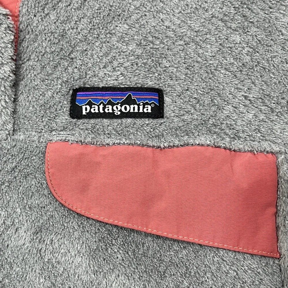 Patagonia Re-Tool Snap-T Pullover Womens S Gray Fleece Sweater Hike Outdoors - Picture 6 of 11